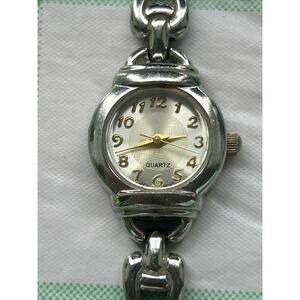 Advance Silver Tone Gold Tone Indices Womens Quartz Watch